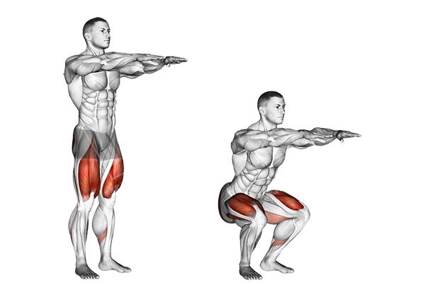 Squat giúp tăng cân